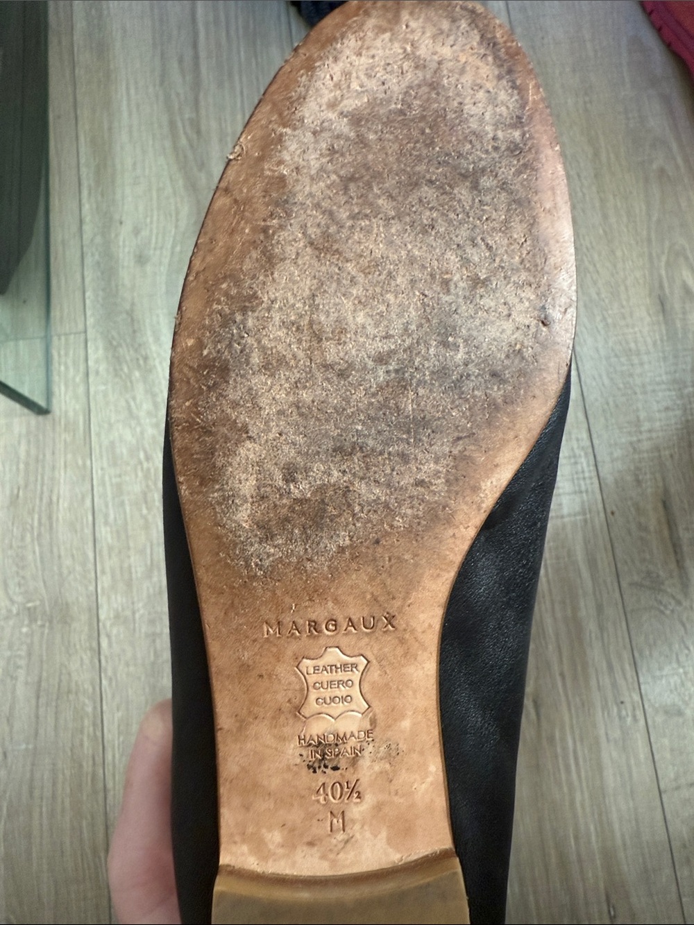 Margaux the DEMI Black Ballet Flats 9.5 - Picture 3 of 3